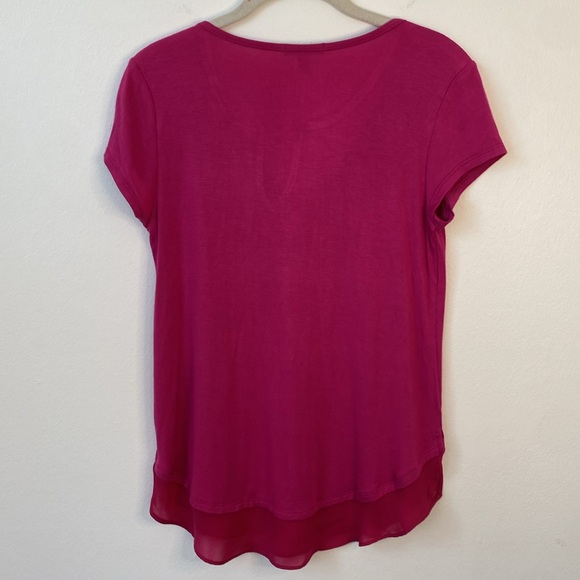 Anthropologie Bordeaux Top Kerry Raspberry XS NEW With tags! - Picture 5 of 7